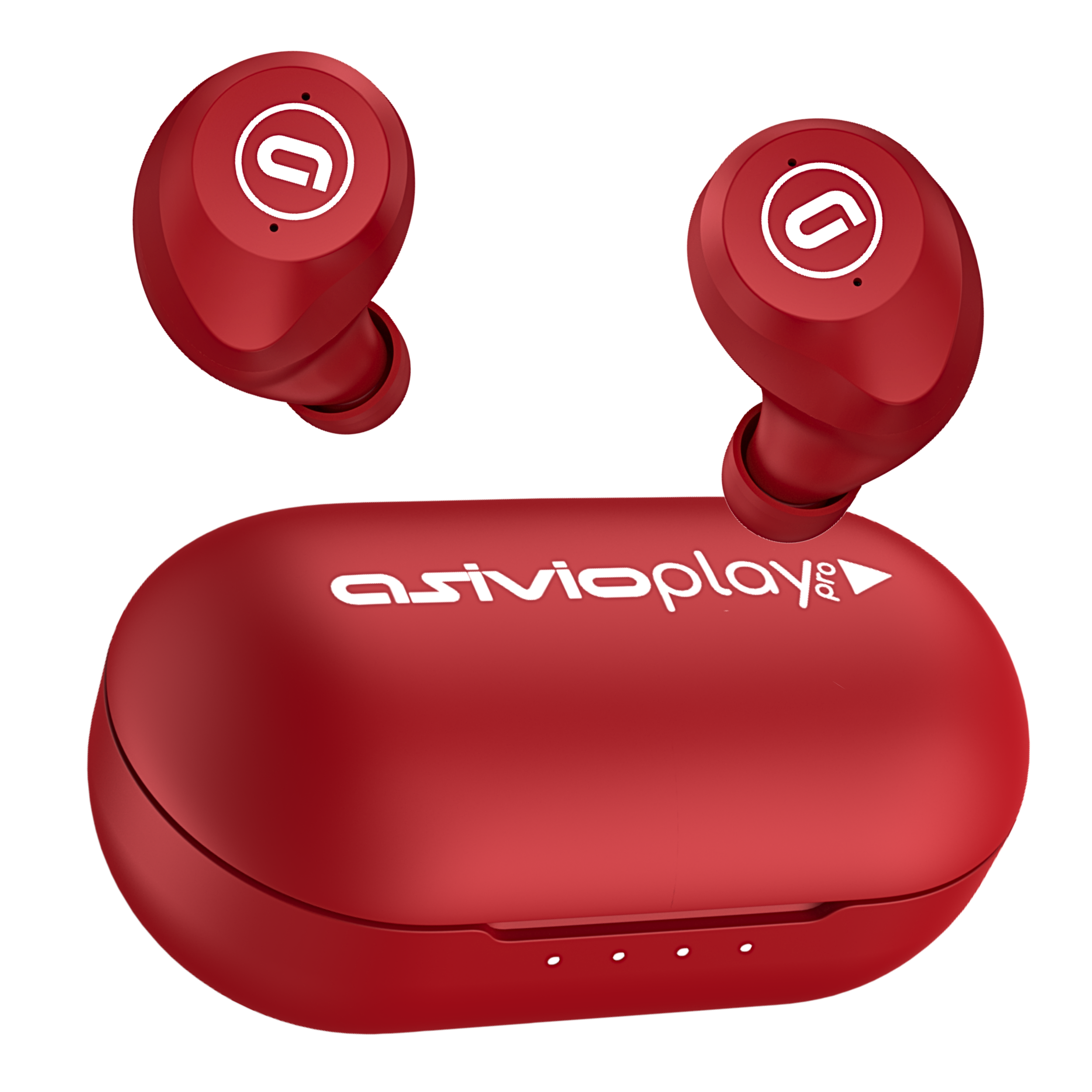 Asivio Play Pro Earbuds - Red